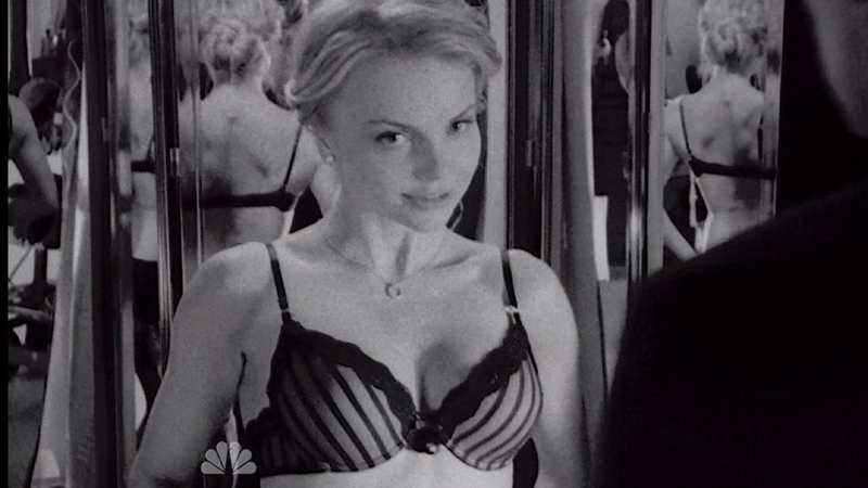 Sexiest Scenes of Audrey from Love Bites. Underwear, SFW, black and white. 698753