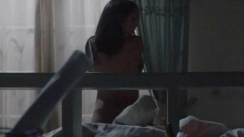 Dallas's Sexiest Scenes with Jordana Brewster. Sexy, back exposed, bed. 746358