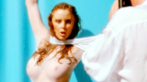 Cynthia Brimhall Naked as Edy Stark. Breasts, getting picture taken, nipples through top. 901779