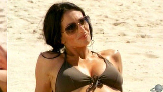 Farscape's Sexiest Scenes with Claudia Black. Bikini, SFW, beach. 656088