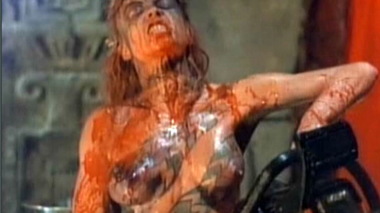 Linnea Quigley Nude in Hollywood Chainsaw Hookers. Breasts, Tattoos, big breasts. 577498