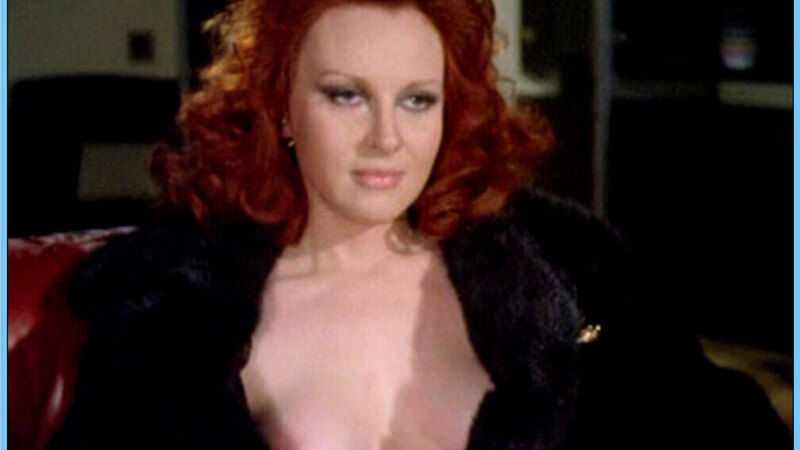 Dagmar Lassander Naked in Black Emanuelle 2. Breasts, nude, open jacket. 648445