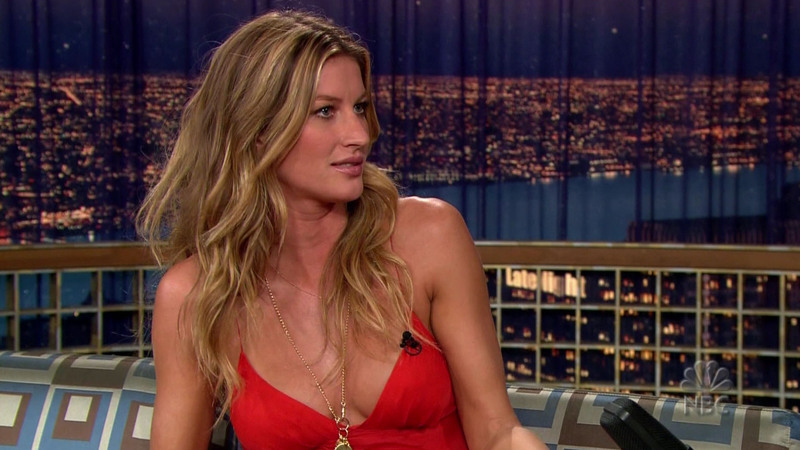Late Night with Conan O'Brien's Sexiest Scenes with Gisele Bundchen. Sexy, SFW, blonde. 659418