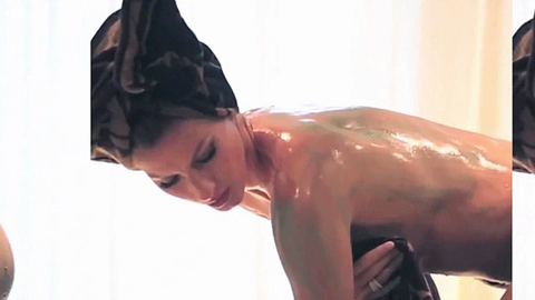 Sexiest Scenes of Herself from Vogue Italia June 2013 Photo Shoot. Sexy, back exposed, hair wrapped. 726467