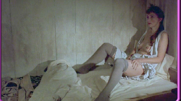 Anna Mottram Nude in The Wicked, Wicked West. Breasts, brunette, gray stockings. 559486