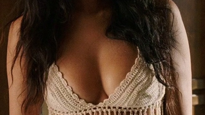Sexiest Audrey Quock Scene in After the Sunset. Bikini, Asian, Black. 761197
