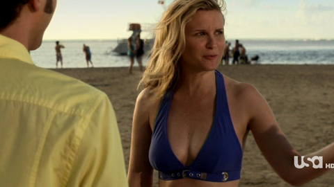 Bonnie Somerville in Royal Pains (2009-2012) Bikini Beach Bikini 685872