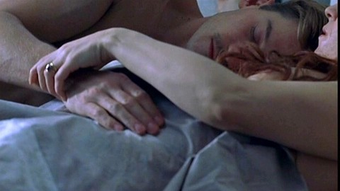 Agnès Jaoui Nude as Marie Collins Brown. Breasts, brunette, couple in bed. 608600