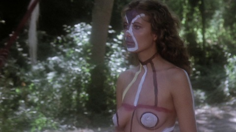 Margrit Evelyn Newton Naked as Lia Rousseau. Breasts, Sexy, african tribal, body paint. 747201