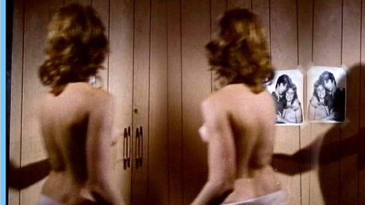 Joy Bang Naked in Night of the Cobra Woman. Breasts, brunette, collage. 613135