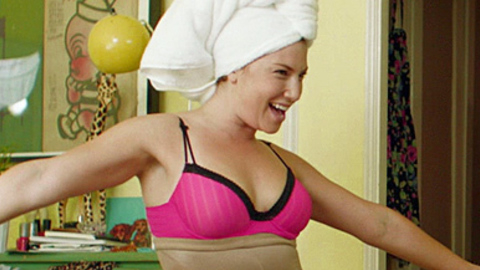 Ari Graynor in For a Good Time, Call... (2012) Underwear Pink Bra Sfw 722506