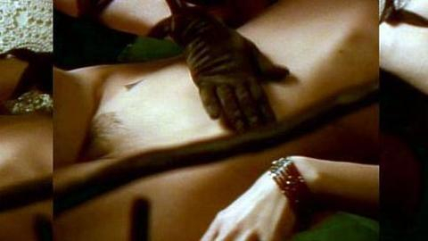 Jenna Bodnar Naked in The Affair. Breasts, Butt, Bush, black stockings, collage. 703333