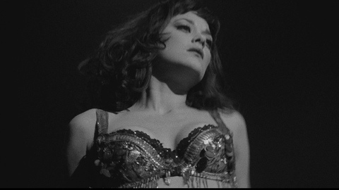 Marion Cotillard in Nine (2009) Sexy Black And White Black Bikini 684285
