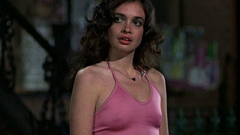Sexiest Scenes of Mercy from The Warriors. Sexy, brunette, curly hair. 725927