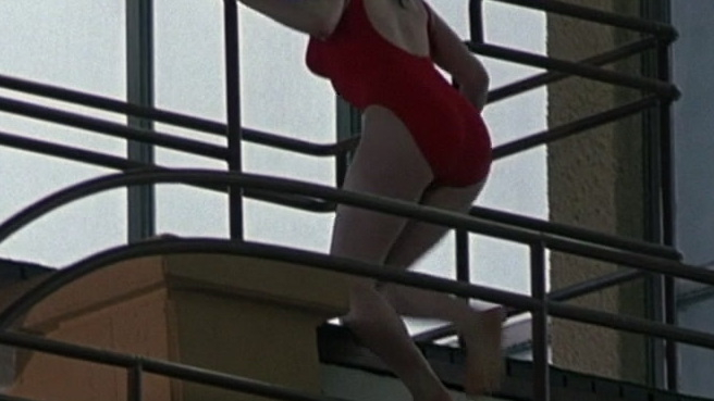 Buffalo Soldiers's Sexiest Scenes with Anna Paquin. Sexy, diving board, red one piece. 602328