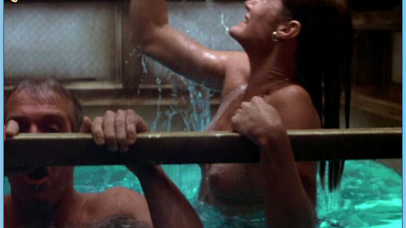 The Drowning Pool's Sexiest Scenes with Gail Strickland. Underwear, breasts through top, left breast. 566034