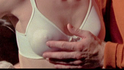 Hottest Tara Strohmeier Scene in The Kentucky Fried Movie. Underwear, brunette, hand on bra. 726362