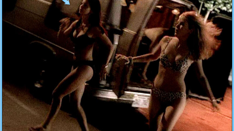Sexiest Shonda Farr Scene in CSI: Crime Scene Investigation. Underwear, SFW, black underwear. 658933