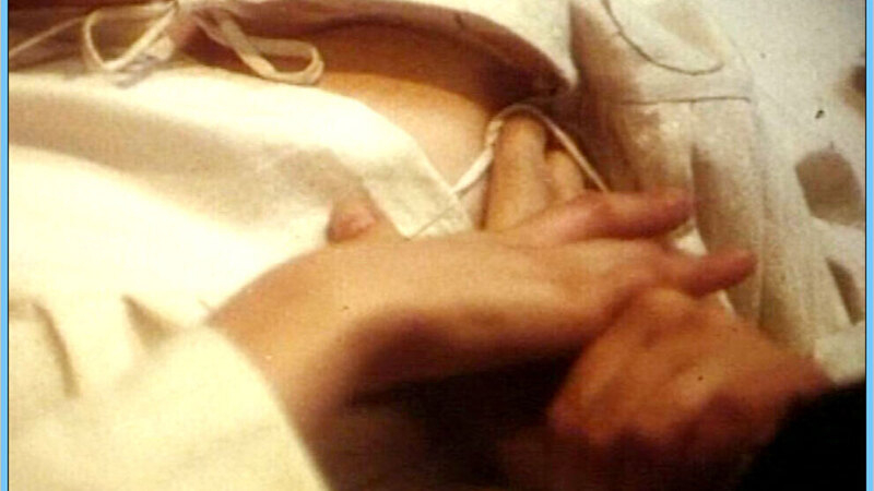 Lina Romay Nude as Bedeviled novice. Breasts, hand on breast, left breast. 625694