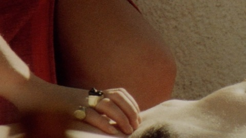 Lina Romay Naked in The Hot Nights of Linda. Bush, breasts, hard nipples. 730195