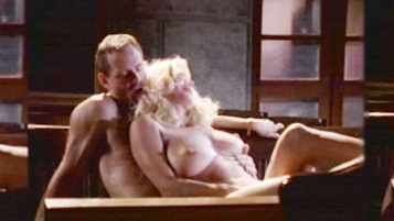 Kim Dawson Naked in Scandal: Lawful Entry. Breasts, blonde, collage. 582769