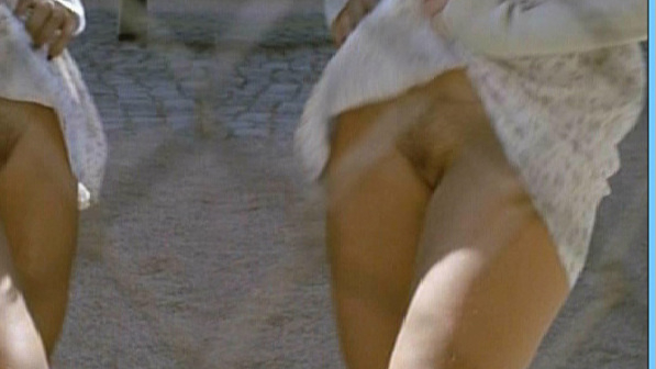 Jenny Elvers Naked in Männerpension. Bush, collage, lifting dress. 581983