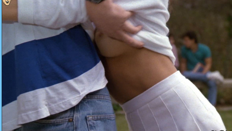 Darcy DeMoss Naked as Sheri Haines. Breasts, cheerleader, left breast. 594039