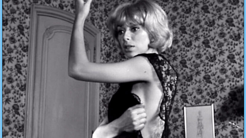 Hottest Mireille Darc Scene in Galia. Sexy, SFW, black and white. 621680