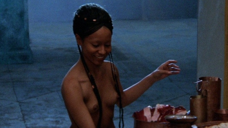 Hylette Adolphe Naked in Satyricon. Breasts, black hair, black woman. 758851