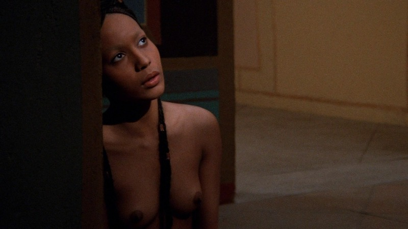 Hylette Adolphe Nude in Satyricon. Breasts, black hair, black woman. 758854