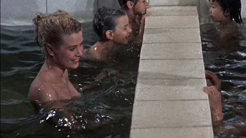 Hottest Grace Kelly Scene in The Bridges at Toko-Ri. Sexy, SFW, bathing suit. 936290