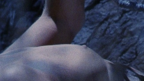 Jenny Seagrove Nude as Camilla. Breasts, dark, lying on tree roots. 781346