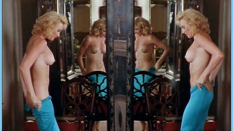 Shelley Michelle Naked in The Naked Truth. Breasts, Butt, big breasts, blue dress. 583489