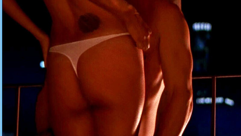 Hottest Catalina Larranaga Scene in The Exhibitionist Files. Thong, butt peeking out, couple. 542414