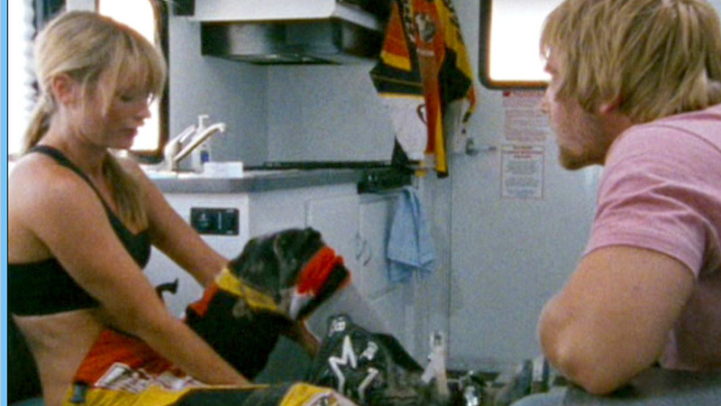 Hottest Cameron Richardson Scene in Supercross. Underwear, SFW, black bra. 624482