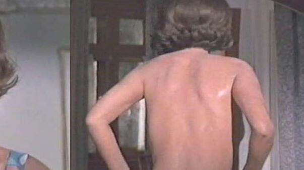 Sexiest Sylva Koscina Scene in Hot Enough for June. Sexy, back exposed, brunette. 542821