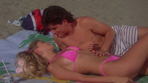 Heidi Kozak Haddad in Society (1989) Bikini Beach Beach Towel 766253