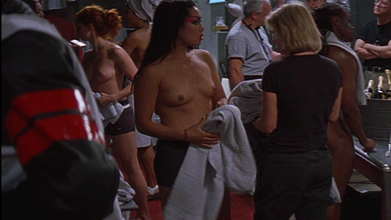 Alice Poon Naked in Rollerball. Breasts, Locker Room, black skirt. 672553