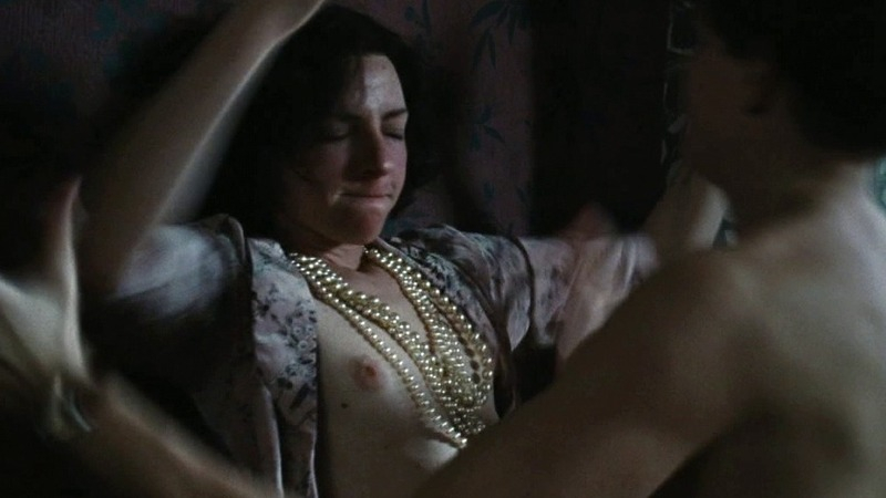 Katharina Schüttler Nude in Simon & the Oaks. Breasts, dark hair, fighting. 739564