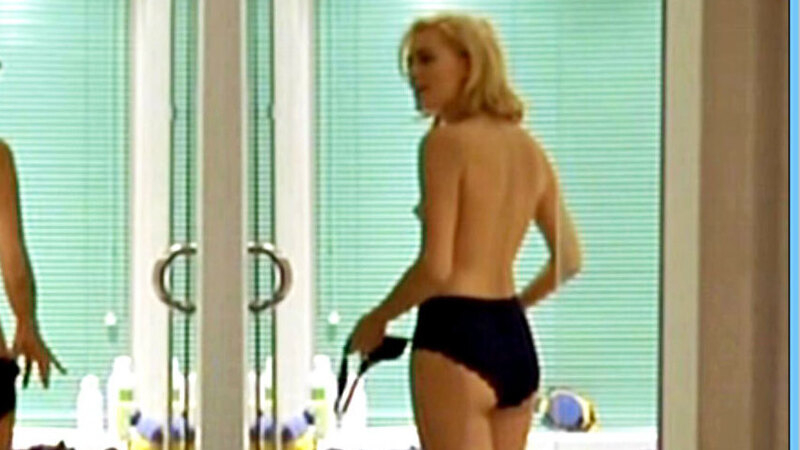 Gesine Cukrowski Naked as Dr. Judith Sommer. Breasts, Butt, black panties, blonde. 656235