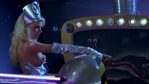 Shonna Baxter in Bounty Hunters (1996) Breasts Bead Necklace Blonde 739185