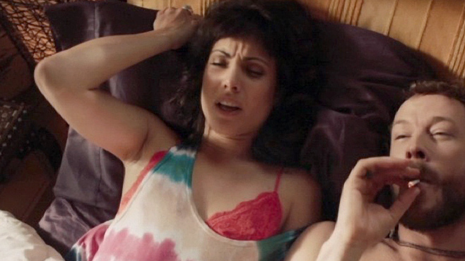 Sexiest Scenes of Simone from Textuality. Underwear, bed, brunette. 723089