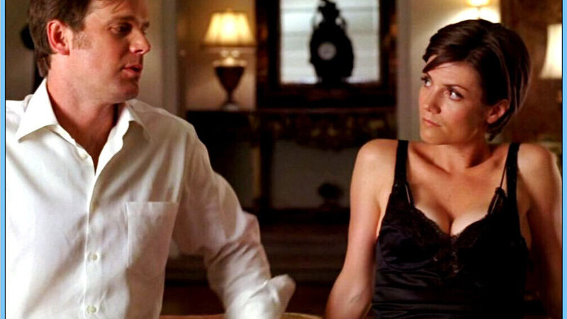 Sexiest Lisa George Scenes. Sexy, SFW, black nightgown. 665272