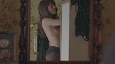 Lou Doillon in Sisters (2006) Breasts Black Panties Black Pantyhose 692206
