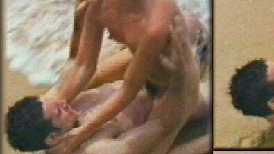 Maria Cassini from Offspring Naked. Breasts, Bush, beach, brunette. 703877