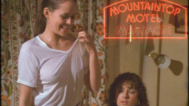 Mountaintop Motel Massacre's Sexiest Scenes with Virginia Loridans. Sexy, SFW, brunette. 585366