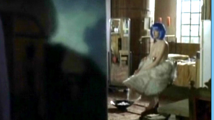 Hanna from Fisimatenten Naked. Breasts, blue wig, nude. 595439