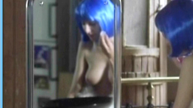 Alexandra Maria Lara Naked in Fisimatenten. Breasts, big breasts, blue wig. 595441