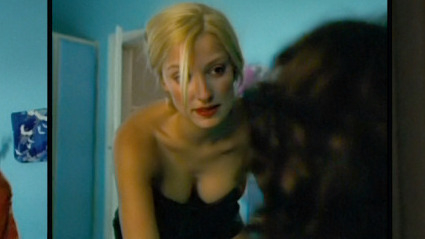 Sexiest Alexandra Maria Lara Scene in Der Fischer und seine Frau. Sexy, Underwear, black corset, black leather panties. 627211
