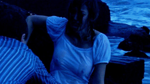 Alexandra Maria Lara in Youth Without Youth (2007) Sexy Nipples Through Shirt Outdoors 726778